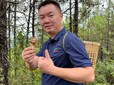 ACE провел экскурсию по изучению диких грибов вокруг горы Шангри-Ла.
